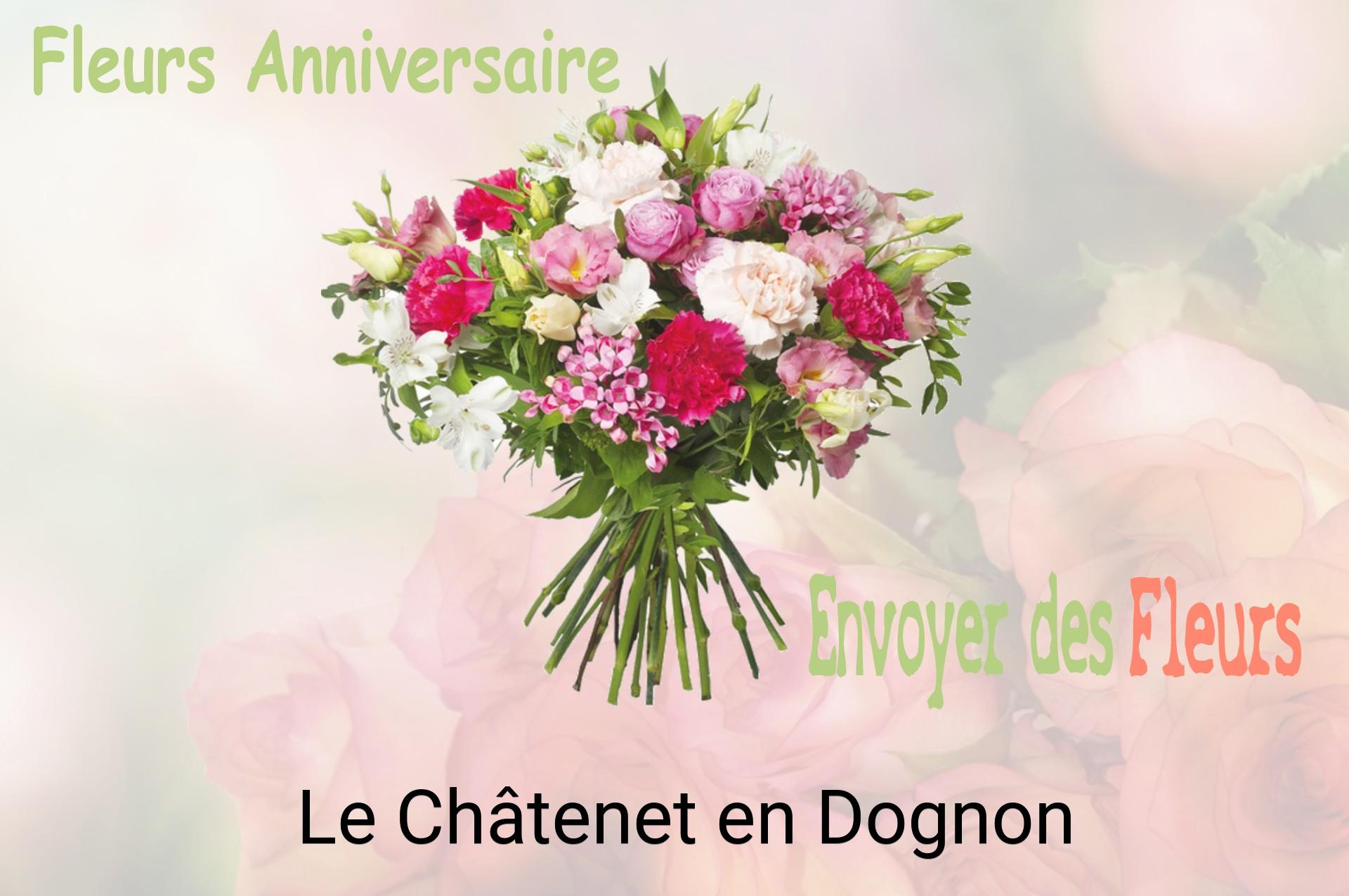 Bouquet de fleurs d’anniversaire livré à Le Châtenet-en-Dognon