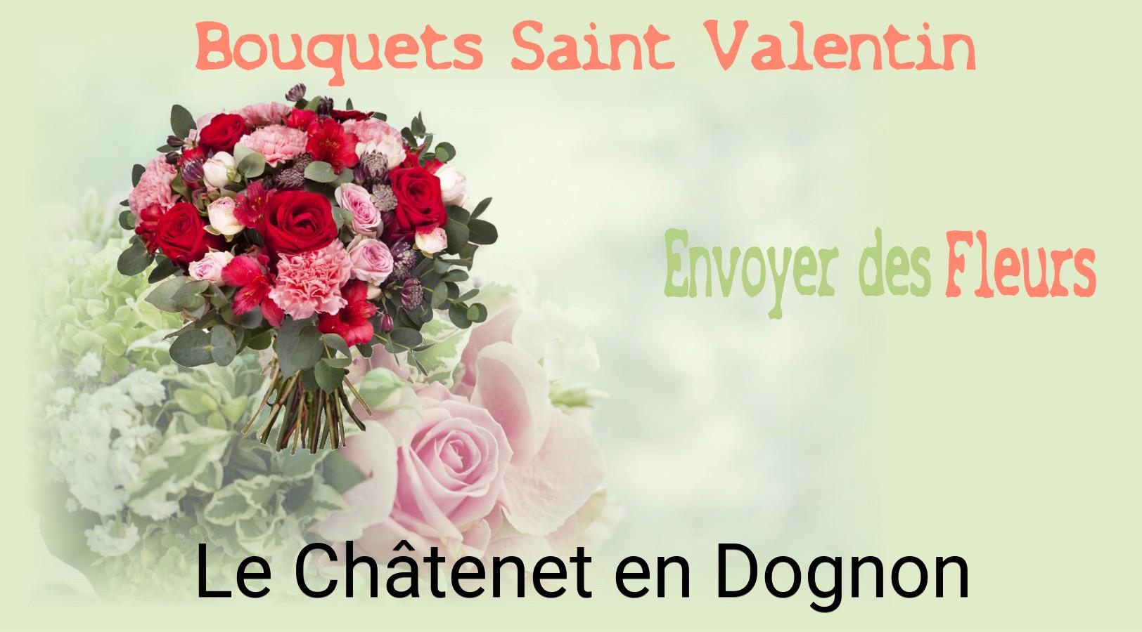 Roses de Saint-Valentin livrées à Le Châtenet-en-Dognon